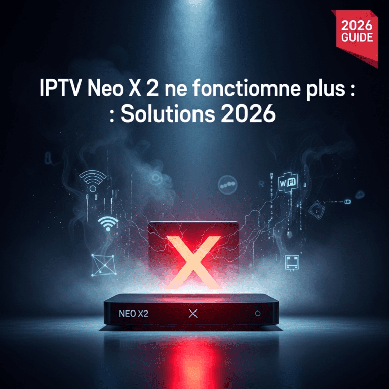 IPTV Neo X2 ne fonctionne plus