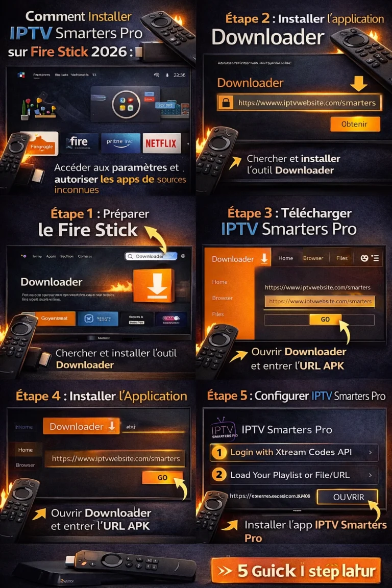 Comment Installer IPTV Smarters Pro sur Fire Stick 2026