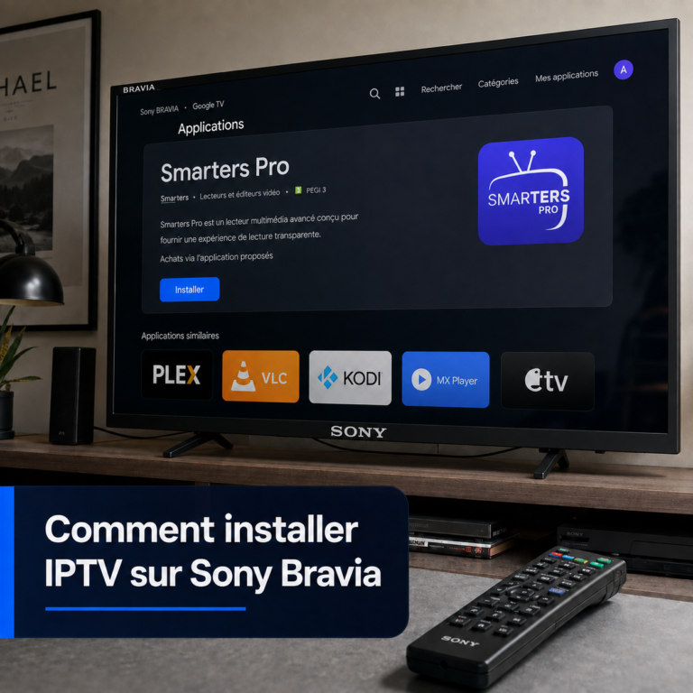 Comment installer IPTV sur Sony Bravia en 2026